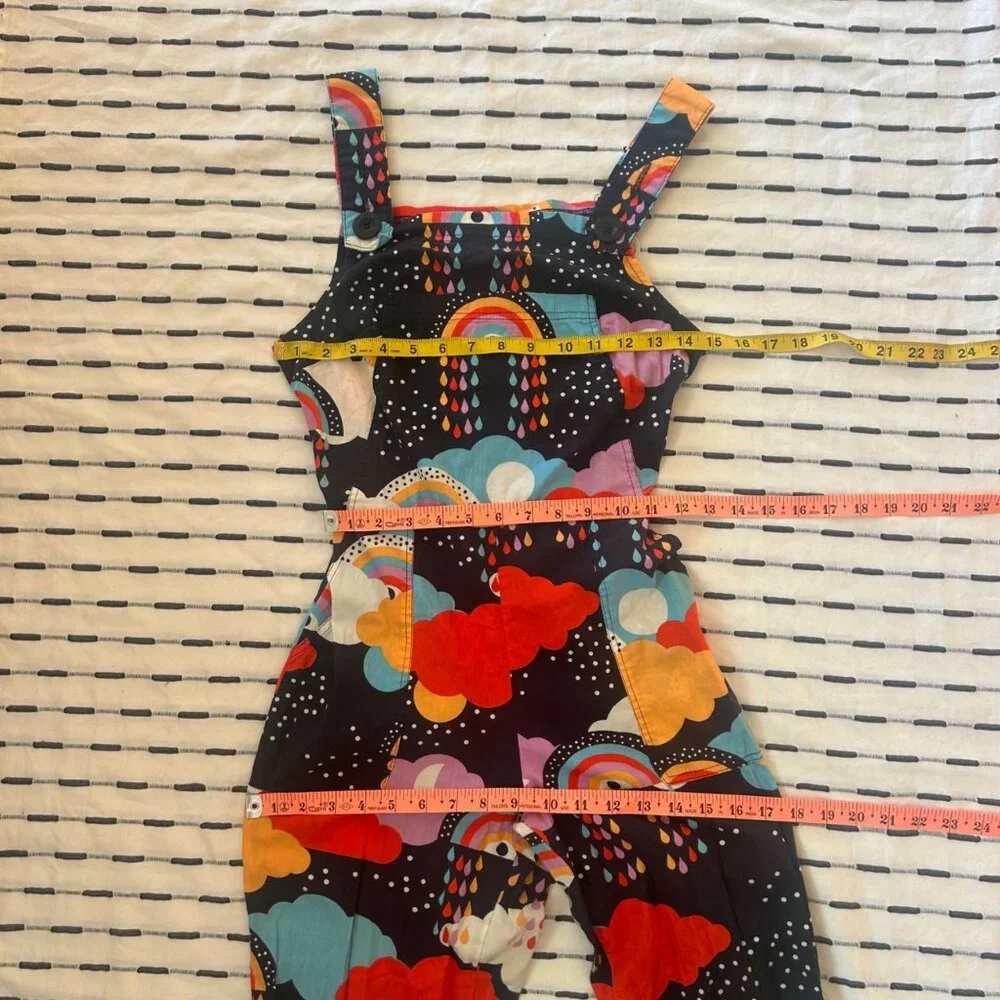 Nooworks Universe by Rainbow Kimono Overalls Pockets Women Jumpsuit Cloud XS - Picture 6 of 8